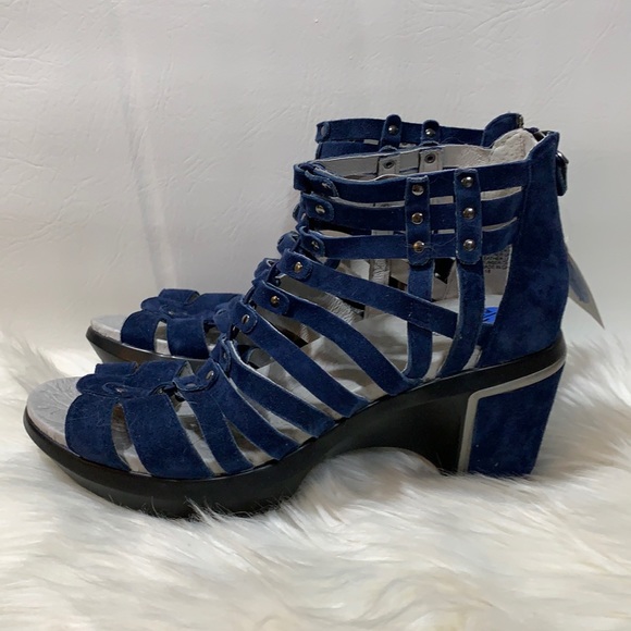 Jambu Shoes - Jambu Blue Sugar Caged Too Gladiator Sandal